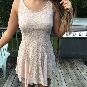 Pretty gold shimmery dress
